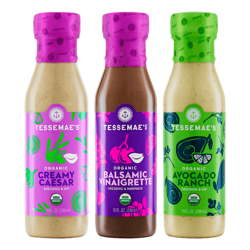 Organic Dressing Trio